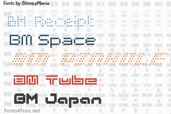 BitmapMania Fonts