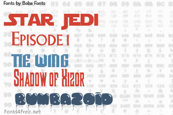 Boba Fonts Fonts