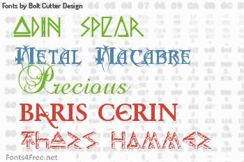 Bolt Cutter Design Fonts