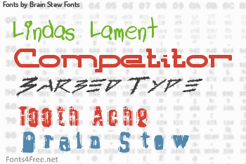 Brain Stew Fonts Fonts