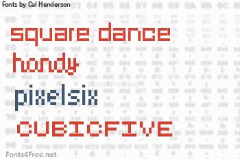 Cal Henderson Fonts