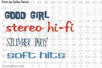 Cathy Davies Fonts