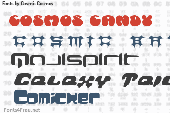 Cosmic Cosmos Fonts