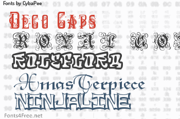 CybaPee Fonts