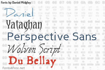 Daniel Midgley Fonts