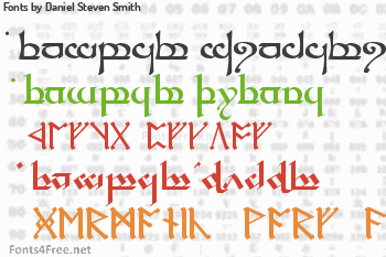 Daniel Steven Smith Fonts