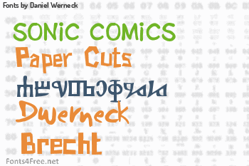 Daniel Werneck Fonts