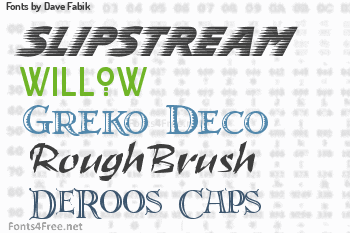 Dave Fabik Fonts