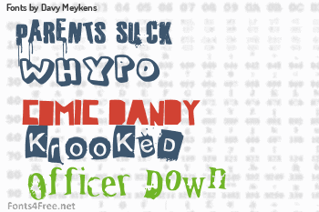 Davy Meykens Fonts