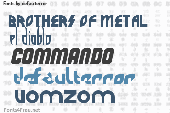 defaulterror Fonts