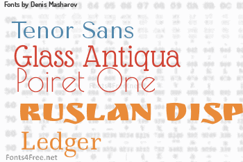 Denis Masharov Fonts