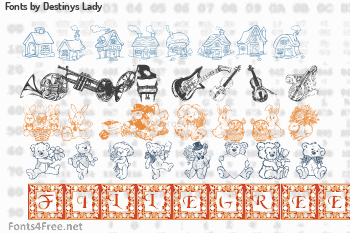 Destinys Lady Fonts