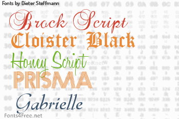 Dieter Steffmann Fonts