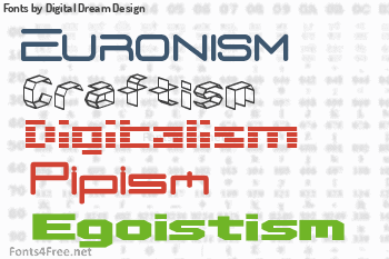 Digital Dream Design Fonts