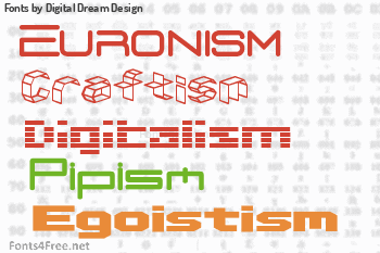 Digital Dream Design Fonts