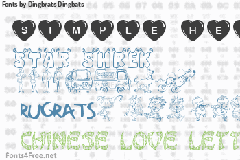 Dingbrats Dingbats Fonts