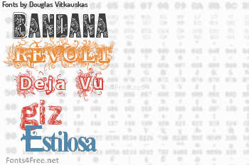 Douglas Vitkauskas Fonts