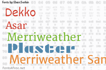 Eben Sorkin Fonts