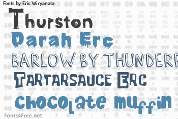 Eric Wiryanata Fonts