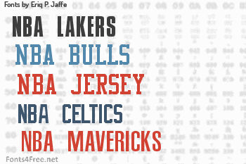 NBA Lakers Font Download (Los Angeles Lakers Font) - Fonts4Free