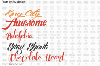 fey design Fonts