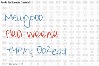 ForeverDazedd Fonts