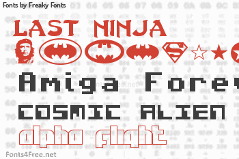 Freaky Fonts Fonts