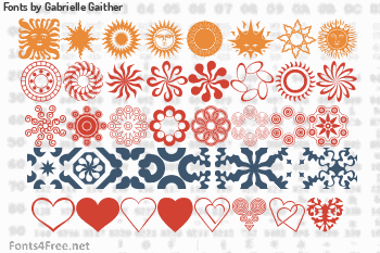 Gabrielle Gaither Fonts