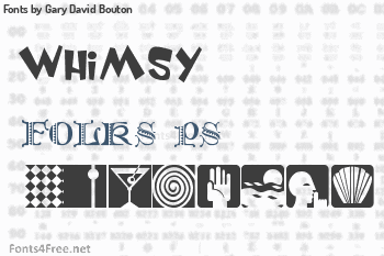 Gary David Bouton Fonts