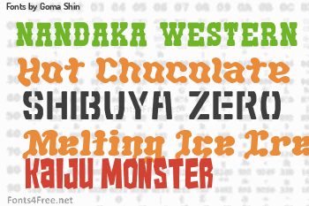 Goma Shin Fonts