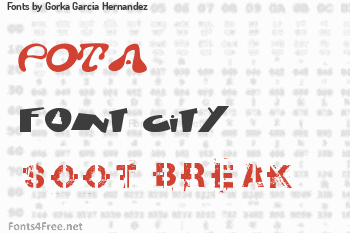 Gorka Garcia Hernandez Fonts