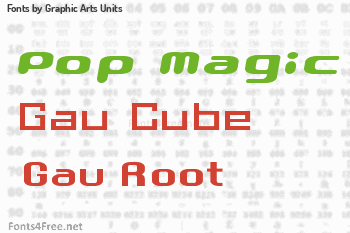 Graphic Arts Units Fonts