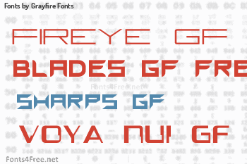 Grayfire Fonts Fonts