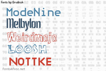 Grudnuk Fonts