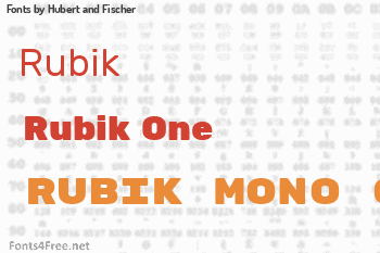 Hubert and Fischer Fonts