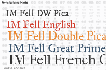 Igino Marini Fonts