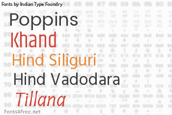 Indian Type Foundry Fonts