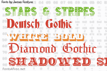 James Fordyce Fonts