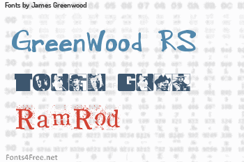 James Greenwood Fonts