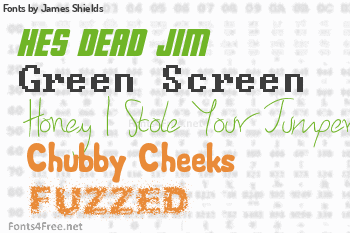 James Shields Fonts