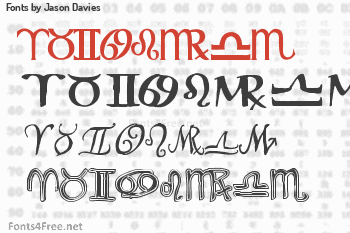 Jason Davies Fonts