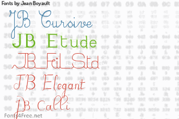 Jean Boyault Fonts