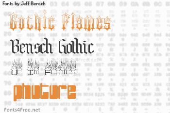 Jeff Bensch Fonts