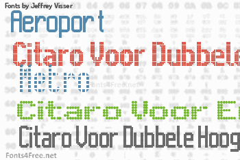 Jeffrey Visser Fonts