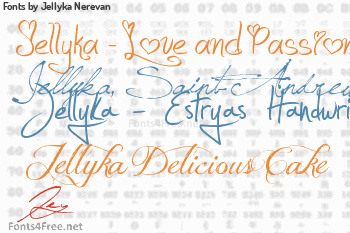 Jellyka Nerevan Fonts