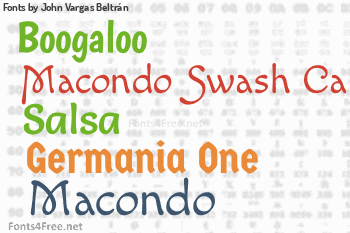 John Vargas Beltrán Fonts