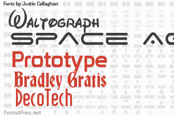 Justin Callaghan Fonts