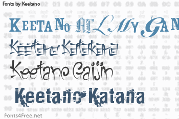 Keetano Fonts