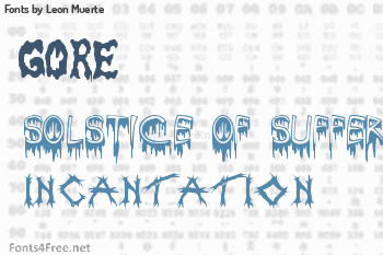 Leon Muerte Fonts