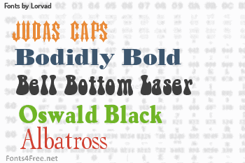 Lorvad Fonts